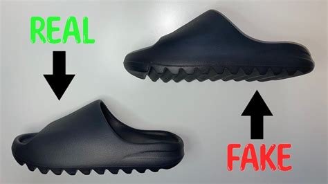 fake adidas slides|how to authenticate yeezy slides.